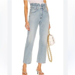 Agolde Light Blue High Rise Women Jeans